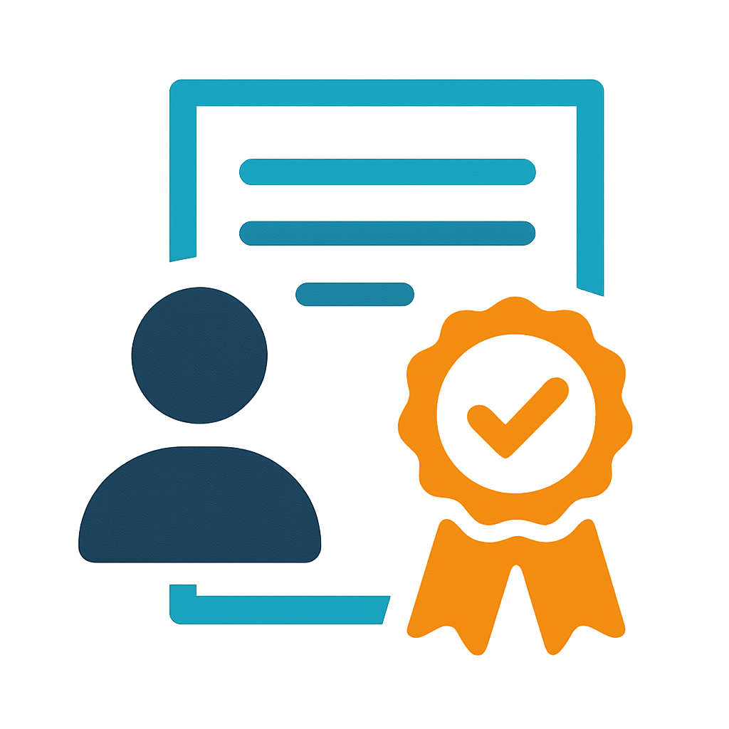 Icon for Professional Development credits that symbolizes achieving credit bearing recognition for the work done in all programs Icon using the MathTrack branding colors-1 Icon for Professional Development credits that symbolizes achieving credit bearing recognition for the work done in all programs Icon using the MathTrack branding colors-1