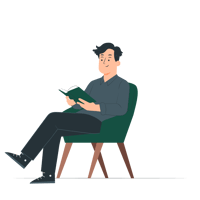 Man reading-pana