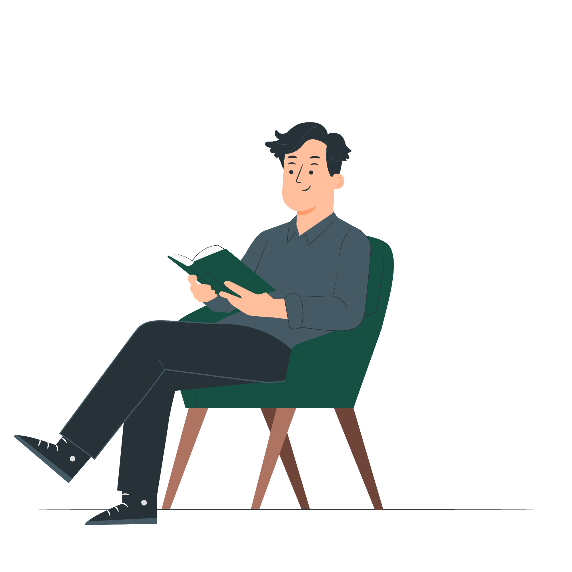 Man reading-pana