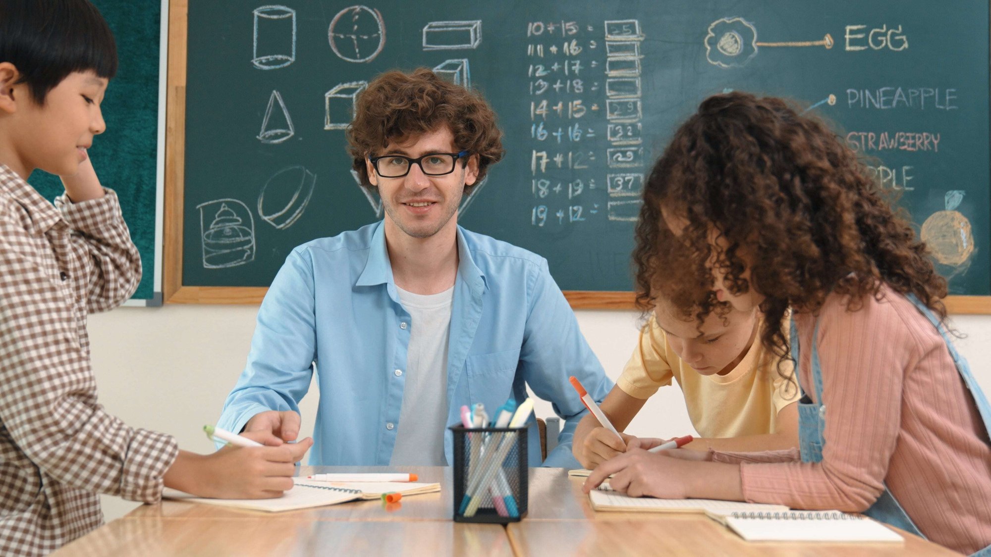 Transition to Teaching Teacher with Students